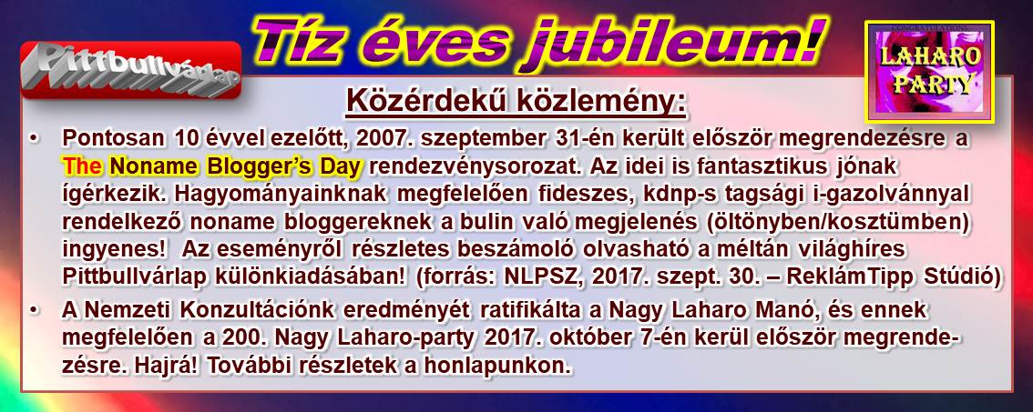 Noname Bloggers Day