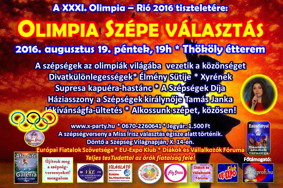 Olimpia Sz&eacute;pe v&aacute;laszt&aacute;s - 2016