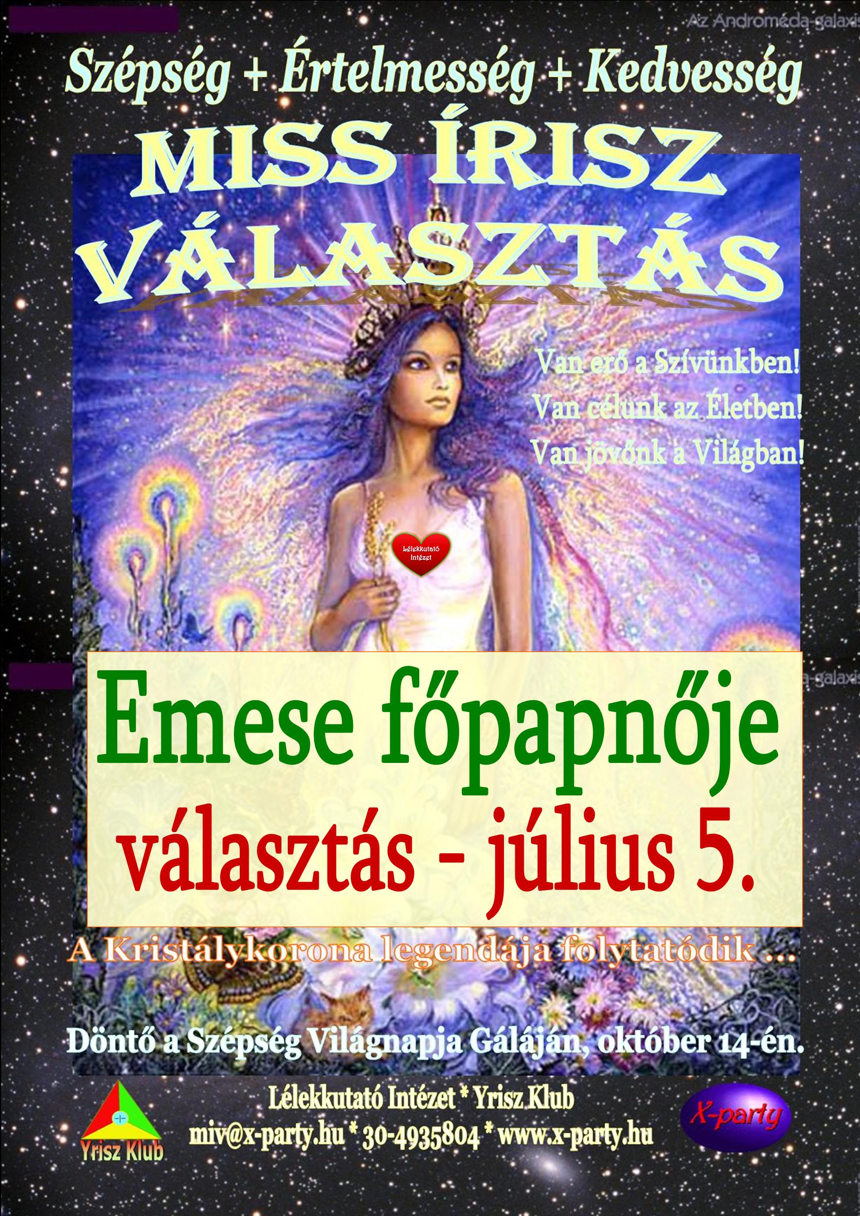 8. Miss &Iacute;risz sz&eacute;ps&eacute;gverseny 2. el�versenye: Emese f�fapn�je v&aacute;laszt&aacute;s