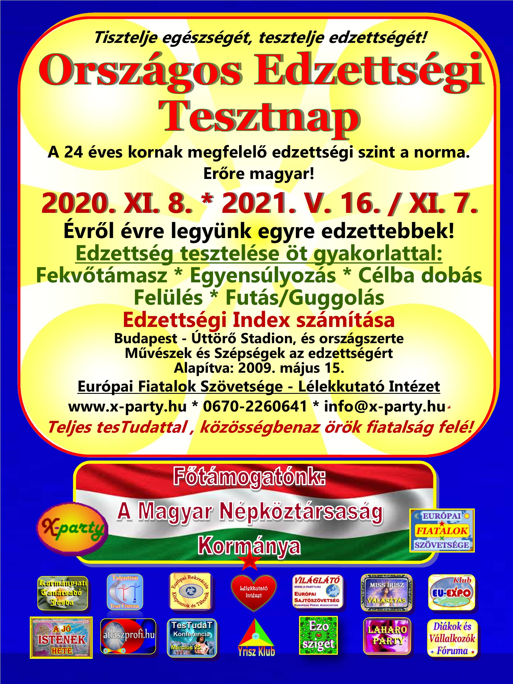 Orsz&aacute;gos Edzetts&eacute;gi Tesztnap 2020-ban